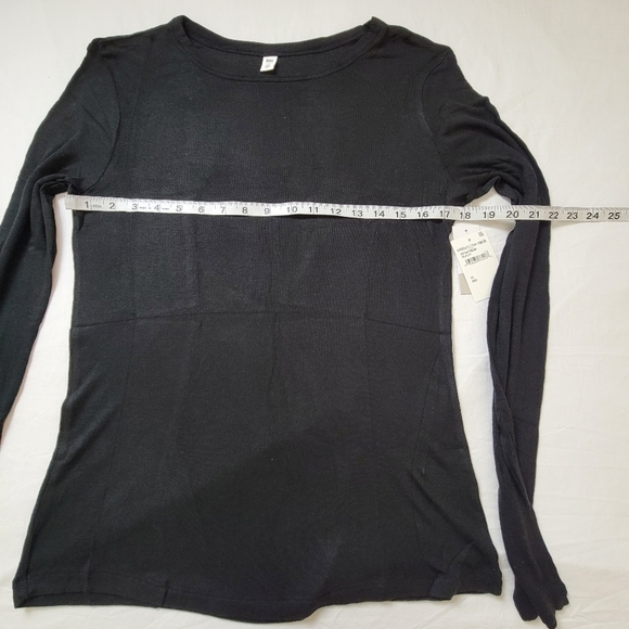 BP. Ribbed Long Sleeve Black Top XL Nordstrom Rack NWT - Picture 5 of 8